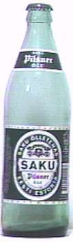 Saku Pilsner bottle by Saku õlletehas