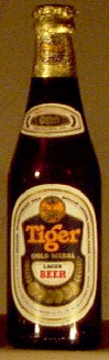 Tiger bottle by Asia Pacific Breweries