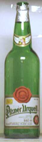 Pilsner Urquell  bottle by Pilsner Urquell - Plzen 