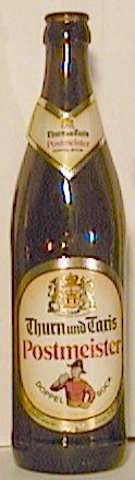 Postmeister Dobbel Bock bottle by Thurn und Taxis