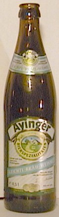 Ayinger Lechte Bräu-Weisse bottle by Aying