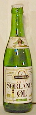 Sørlands Øl (Lett) bottle by Christianssands Bryggeri