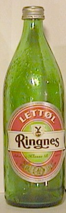 Ringnes Lettøl bottle by Ringnes 