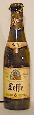 Leffe Brune  bottle by Br. St. Guibert for Br. Abbaye de Leffe