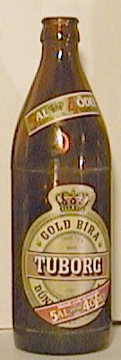 Tuborg Gold bottle by Turk Tuborg Brewing & Malting 