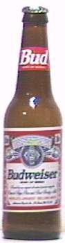 Budweiser (long neck version) bottle by Anheuser-Busch