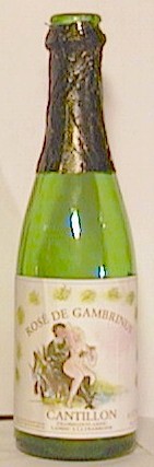 Rosé de Gambrinus bottle by Br. Cantillon 