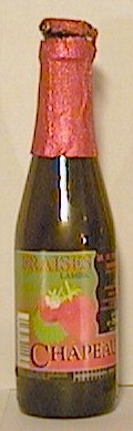 Chapeau Fraises Lambic bottle by De Troch