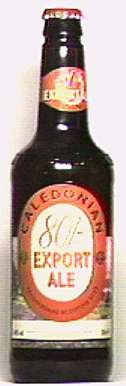 Caledonian 80 Export Ale bottle by Caledonian Brewing Co