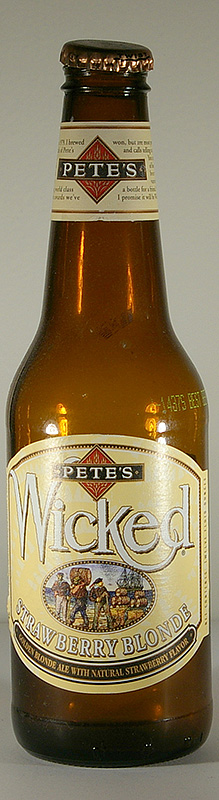 Pete's Wicked Strawberry Blonde bottle by Pete's Brewing Co 