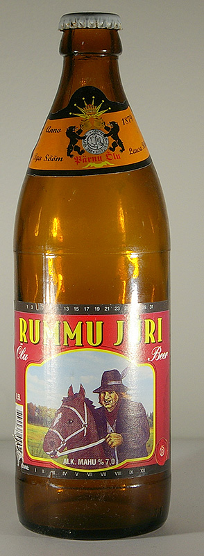 Rummu Jüri bottle by Pärnu Õly 