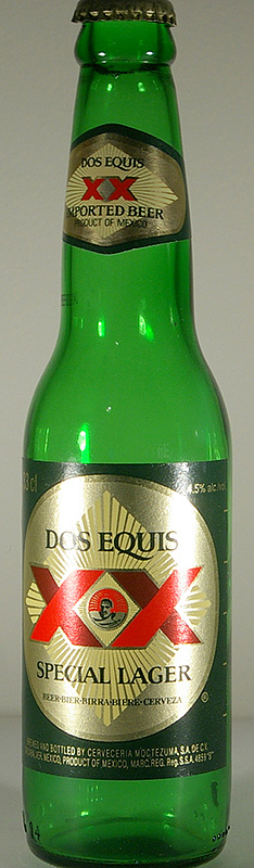 Dos Equis XX bottle by Cervecería Cuauhtémoc Moctezuma 