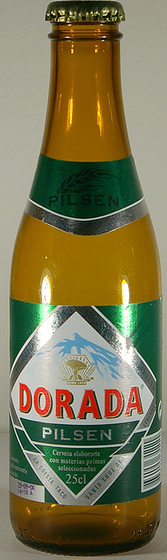 Dorada Pilsen bottle by Cervecera De Canarias S.A 