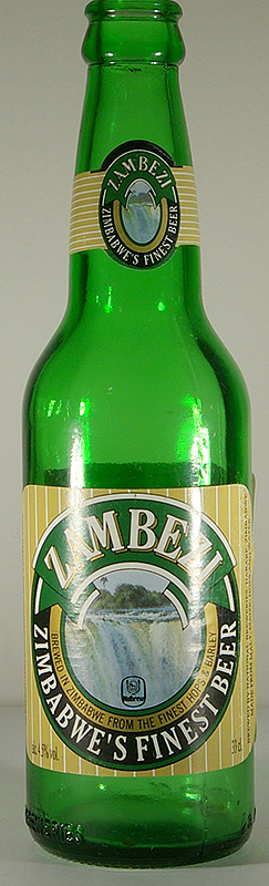Zambezi bottle by National Breweries,Harare,Zimbabwe 