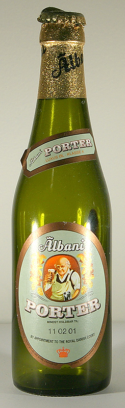 Albani Porter bottle by Albani Bryggerierne 