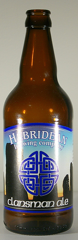 Clansman Ale bottle by Hebridean Brewing Company 