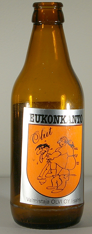Eukonkannon MM olut 1996 bottle by Olvi 