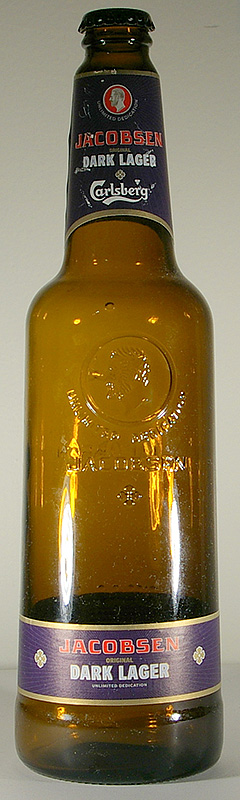 Jacobsen Dark Lager bottle by Carlsberg 