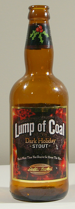 Lump of Coal bottle by Ridgeway Brewing 