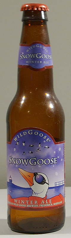 Snowgoose Winter Ale bottle by Wild Goose Brewery 