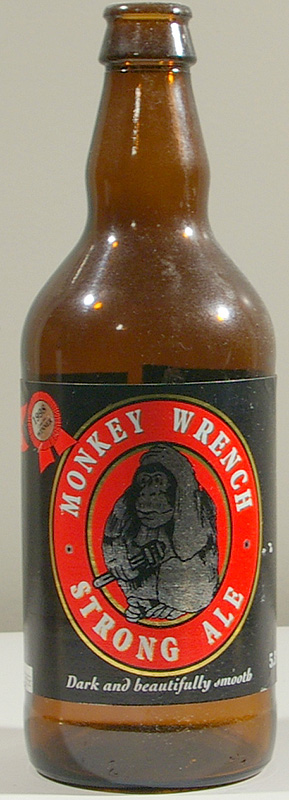 Monkey Wrench Strong Ale bottle by Daleside Brewery 
