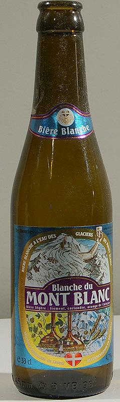 Blanche du Mont Blanc bottle by Brässerle Distillerle du Mont Blanc 