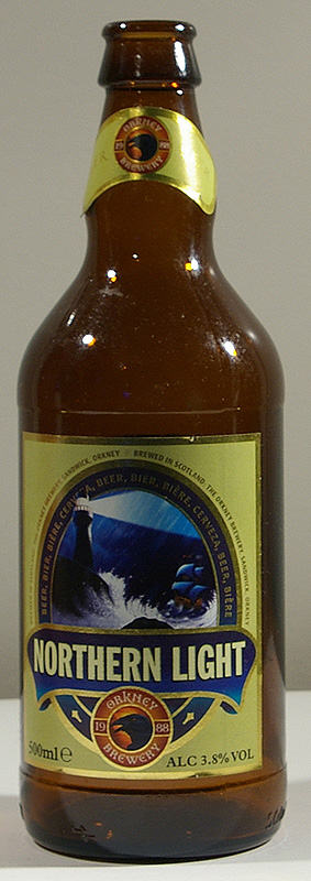 Northern Light bottle by Orkney Brewery 