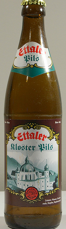 Ettaler Kloster Pils bottle by Klostenbrauerei Ettaler 