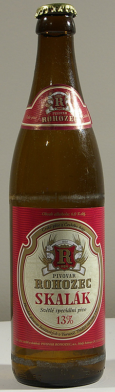 Rohozec Skalak 13% bottle by Pivovar Rohozec 