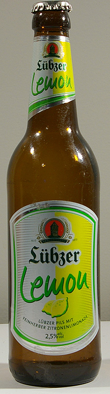 Lubzer Lemon bottle by Brauerei Lübz 