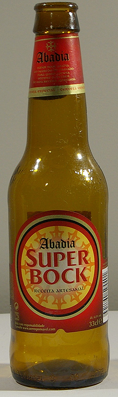 Super Bock Abadia bottle by Unicer 