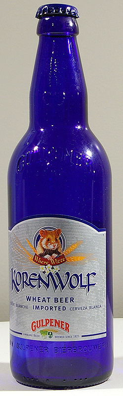 Korenwolf Wheat Beer bottle by B. V. Gulpener Bierbrouwerij 