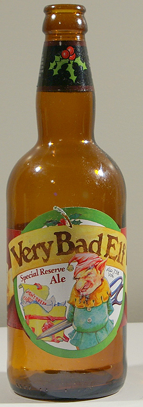 Very Bad Elf bottle by Ridgeway Brewing 