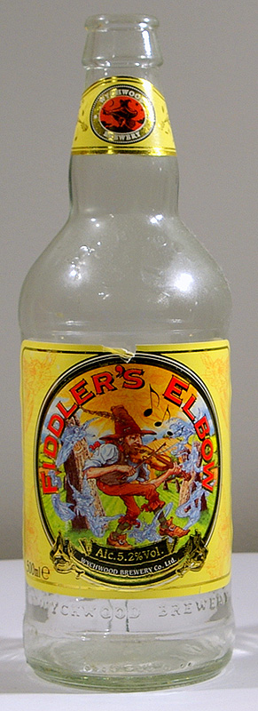 Fiddler's Elbow bottle by Wychwood Brewery 