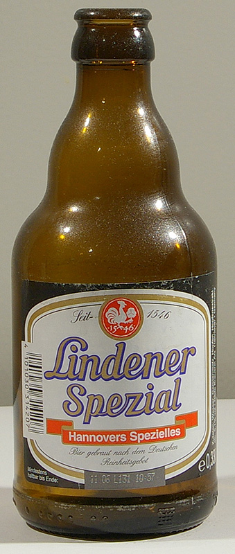 Lindener Spezial bottle by Gilde Brauerei 
