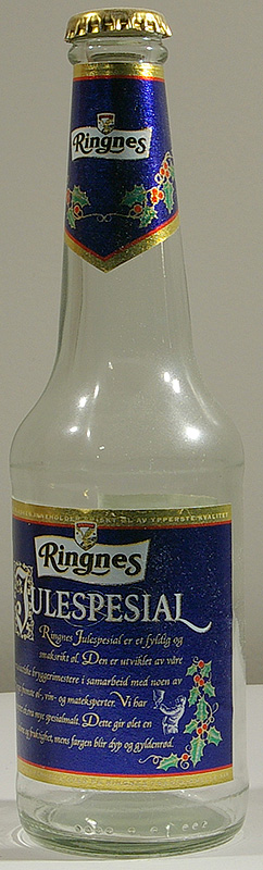Ringnes Julespecial bottle by Ringnes 