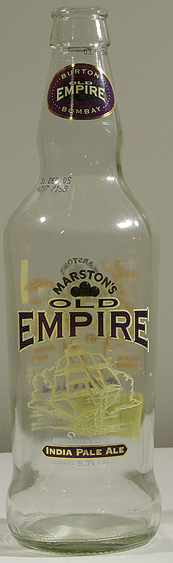 Marston Old Empire bottle by Marston,Thompson and Evershed 