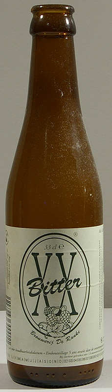 XX Bitter bottle by Brouwerij De Ranke 