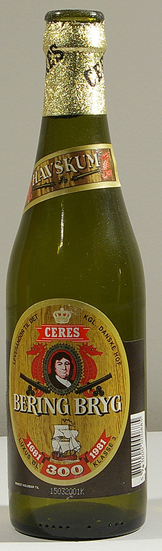 Bering Bryg bottle by Ceres 