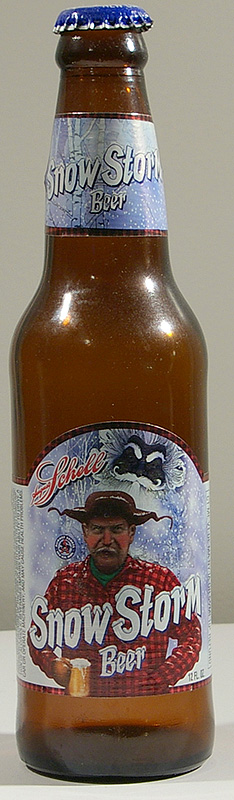 Snow Storm Beer bottle by August Schell Brewing Co 