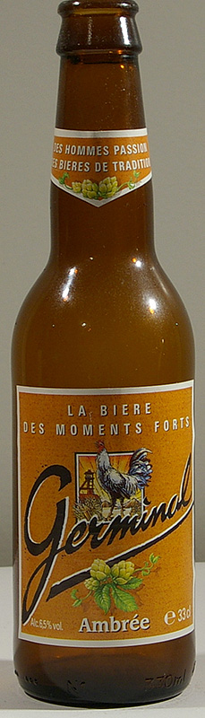 Germinal Ambree bottle by Brasserie Des Amis Reunis 