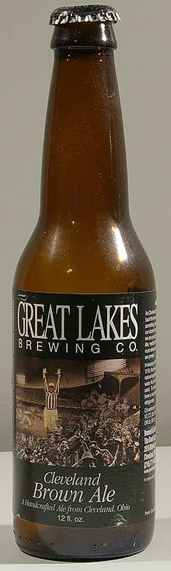Great Lakes Cleveland Brown Ale bottle by The Great Lakes Brewing Company 