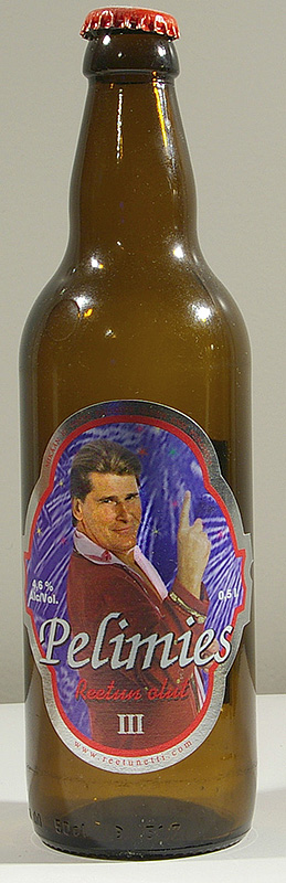 Pelimies Reetun Olut bottle by Viru Ölu 