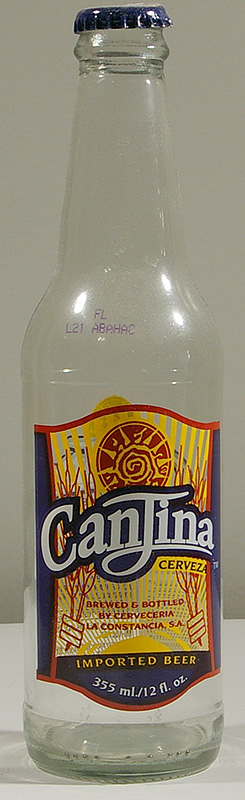 Cantina bottle by Cerveceria La Constancia 