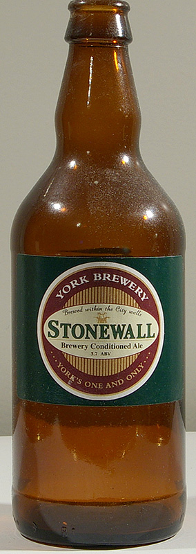 Stonewall bottle by The York Brewery Company Ltd 