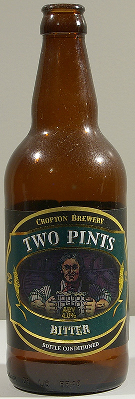 Two Pints Bitter bottle by Cropton Brewery 