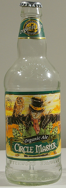 Circle Master Organic Ale bottle by Wychwood Brewery 