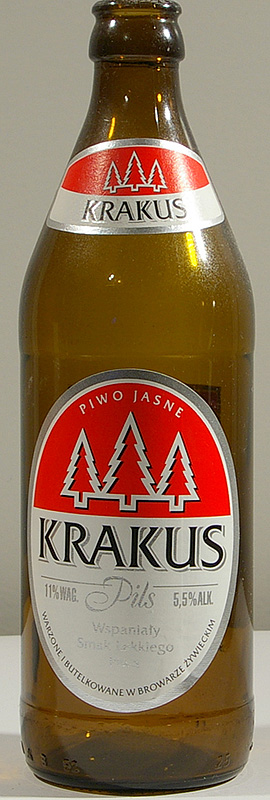 Krakus Pils bottle by Zyviec 