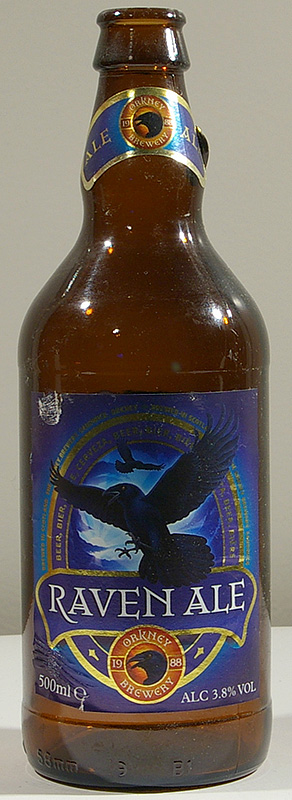 Raven Ale bottle by Orkney Brewery 