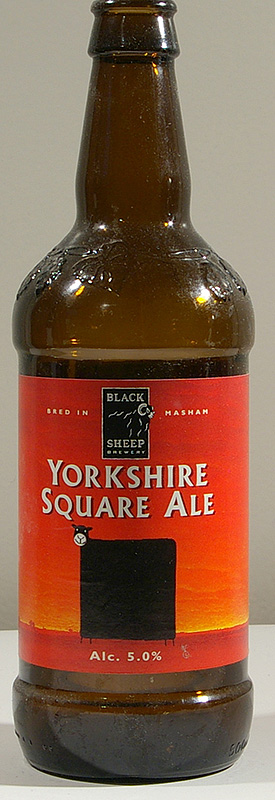 Yorkshire Square Ale bottle by Black Sheep Brewery 